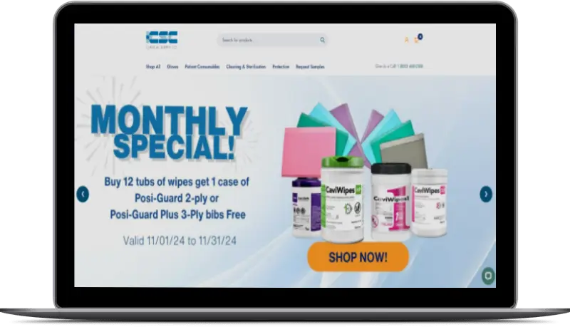 Clinical Supply Company - eCommerce Case Study by EZ