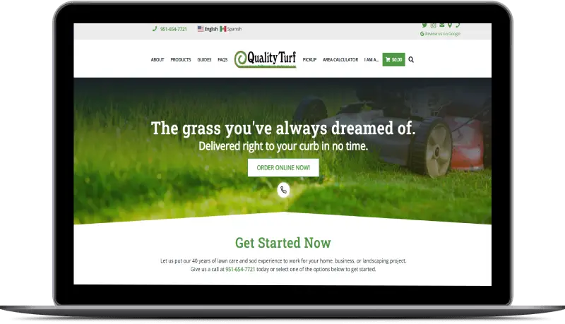 Quality Turf - eCommerce Case Study by EZ